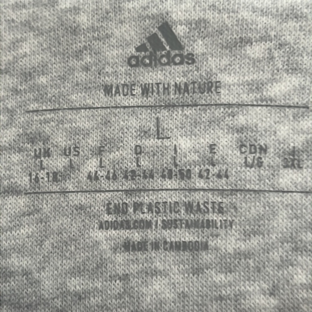 ADIDAS Made With Nature Midriff Sweatshirt Pullover Long Sleeve Elastic Bottom - Picture 3 of 6